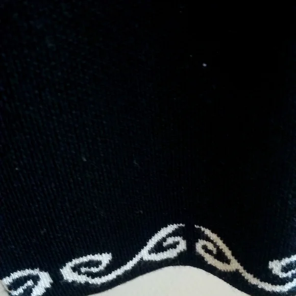 Jessica Howard Black Dress with White Pattern - Picture 3 of 3